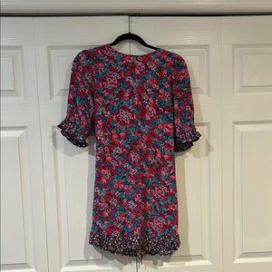 RIXO New With Tags Tiered Puff Sleeve Mini Dress